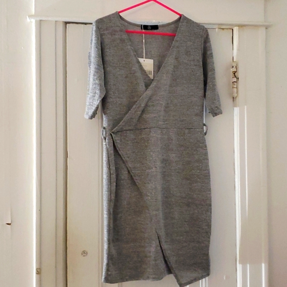 Missguided Wrap Front Tie Waist Size 10